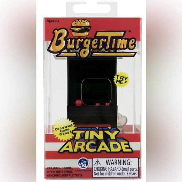 Burger Time Retro Tiny Arcade Game New! - Picture 2 of 6